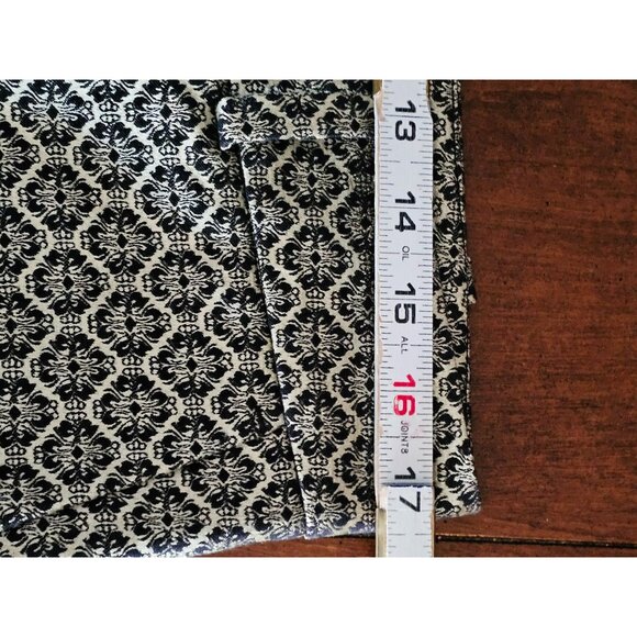 Ann Taylor signature brocade pants gold black metallic size 10 ankle - Picture 10 of 10